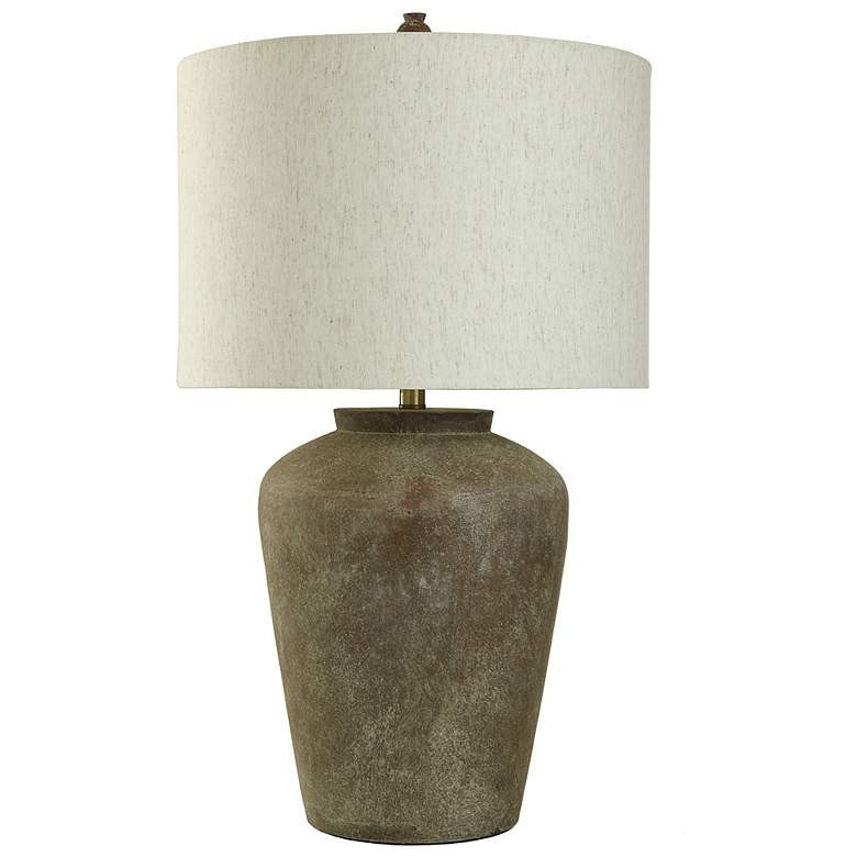 Stylecraft Patina Cotta 31" High Aged Brown Rustic Table Lamp | Lamps Plus