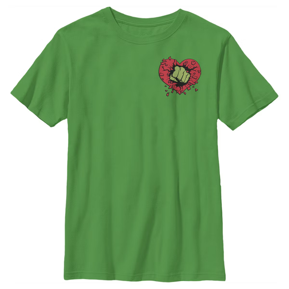 Boy's Marvel Hulk Heart Smash Pocket T-Shirt | Target