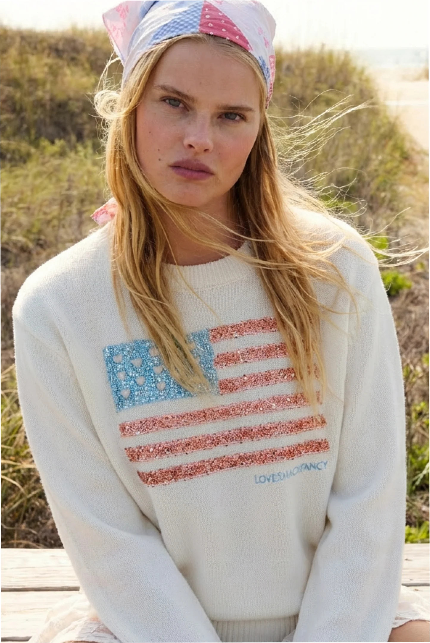 Ty Sparkle Americana Pullover | LoveShackFancy