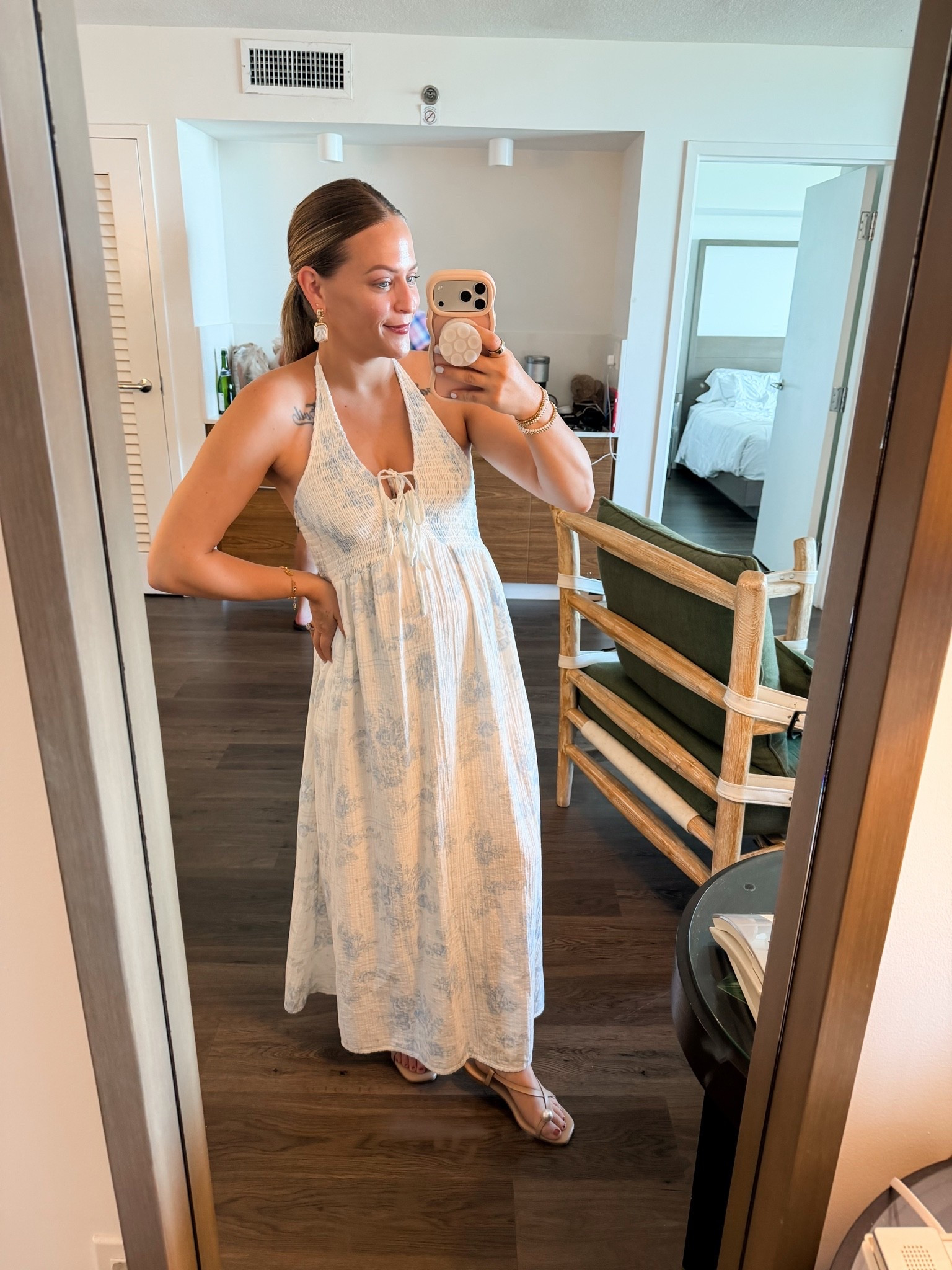 Perfect summer dress! Yes I wear my sticky cakes even though I breastfeed!

#LTKPetite #LTKootd #LTKSeasonal
