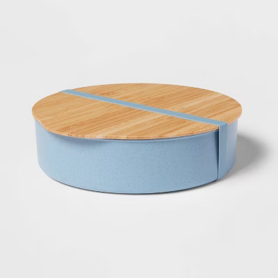 Salad Bento with Bamboo Lid Borage Blue - Threshold™ | Target