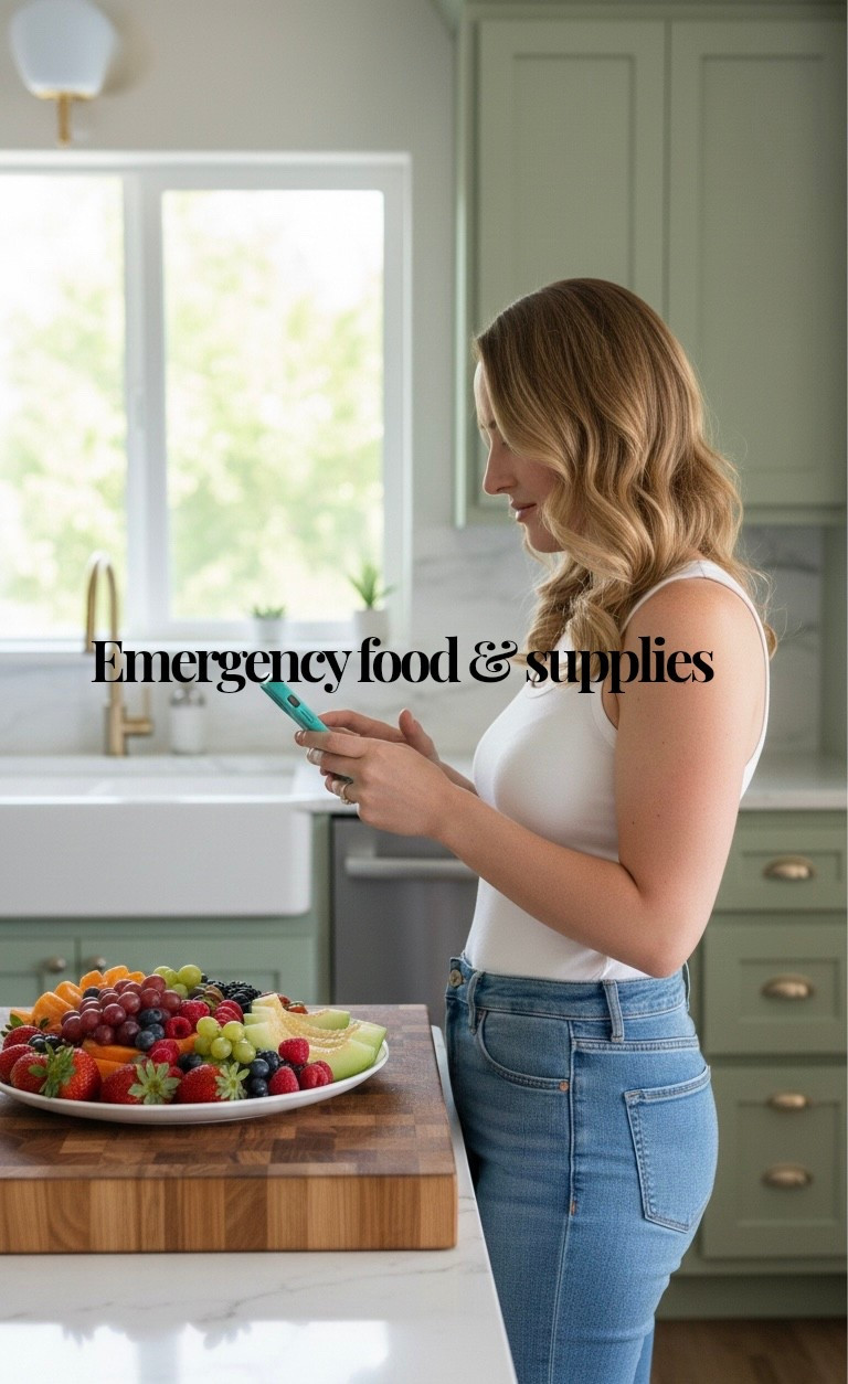 Emergency food & supplies, but make it aesthetic. ✨ Whether it’s a power outage or just a busy week where you can’t get to the store, having a stocked "working pantry" is a game changer. Tap the link in my bio to see the exact supplies I keep on hand for my family! #KitchenEssentials #PantryGoals #StayPrepared #LTKunder50

#LTKfoodie #LTKHome #LTKmomlife