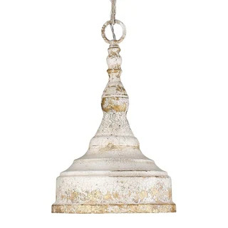The Gray Barn Robin Hill 1-light Antique Ivory Steel Pendant - N/A | Bed Bath & Beyond