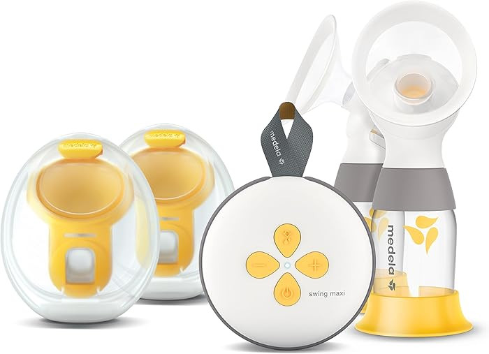 Medela Pump Your Way Deluxe Bundle Featuring Swing Maxi Double Electric Breast Pump with Wearable... | Amazon (US)