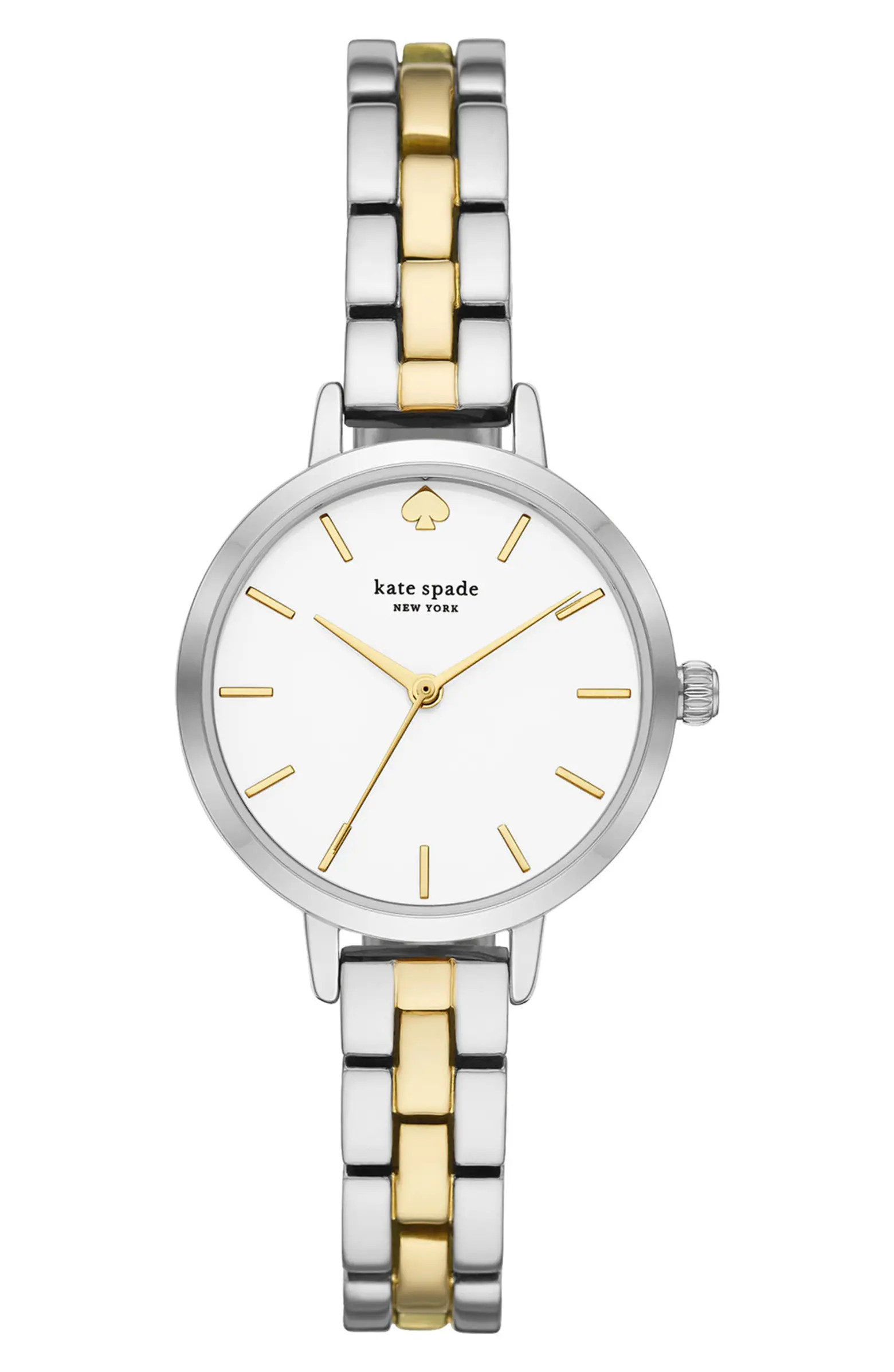 women's 3-hand two-tone bracelet watch, 30mm | Nordstrom Rack