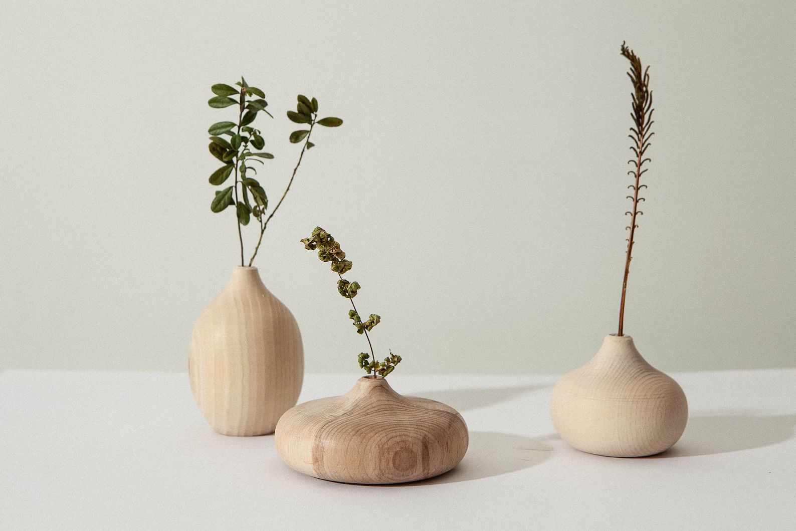Set of 3 Wood Vase Home Decor Handmade Vase Birthday Gift, Gift for Her, Anniversary Gift, Weddin... | Etsy (US)