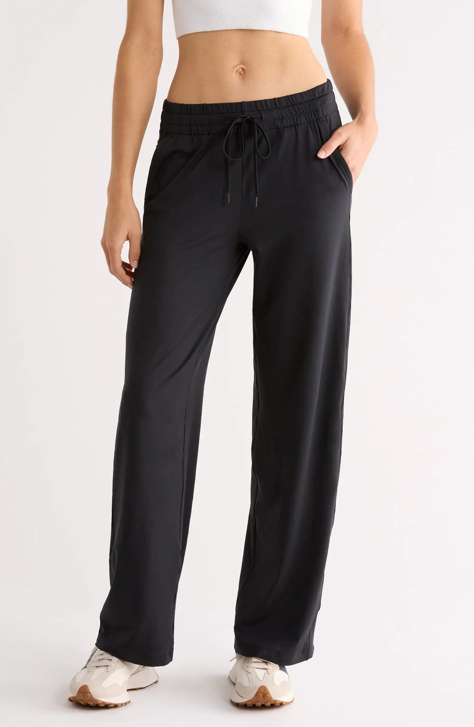 Move In Mid Rise Straight Leg Sweatpants | Nordstrom