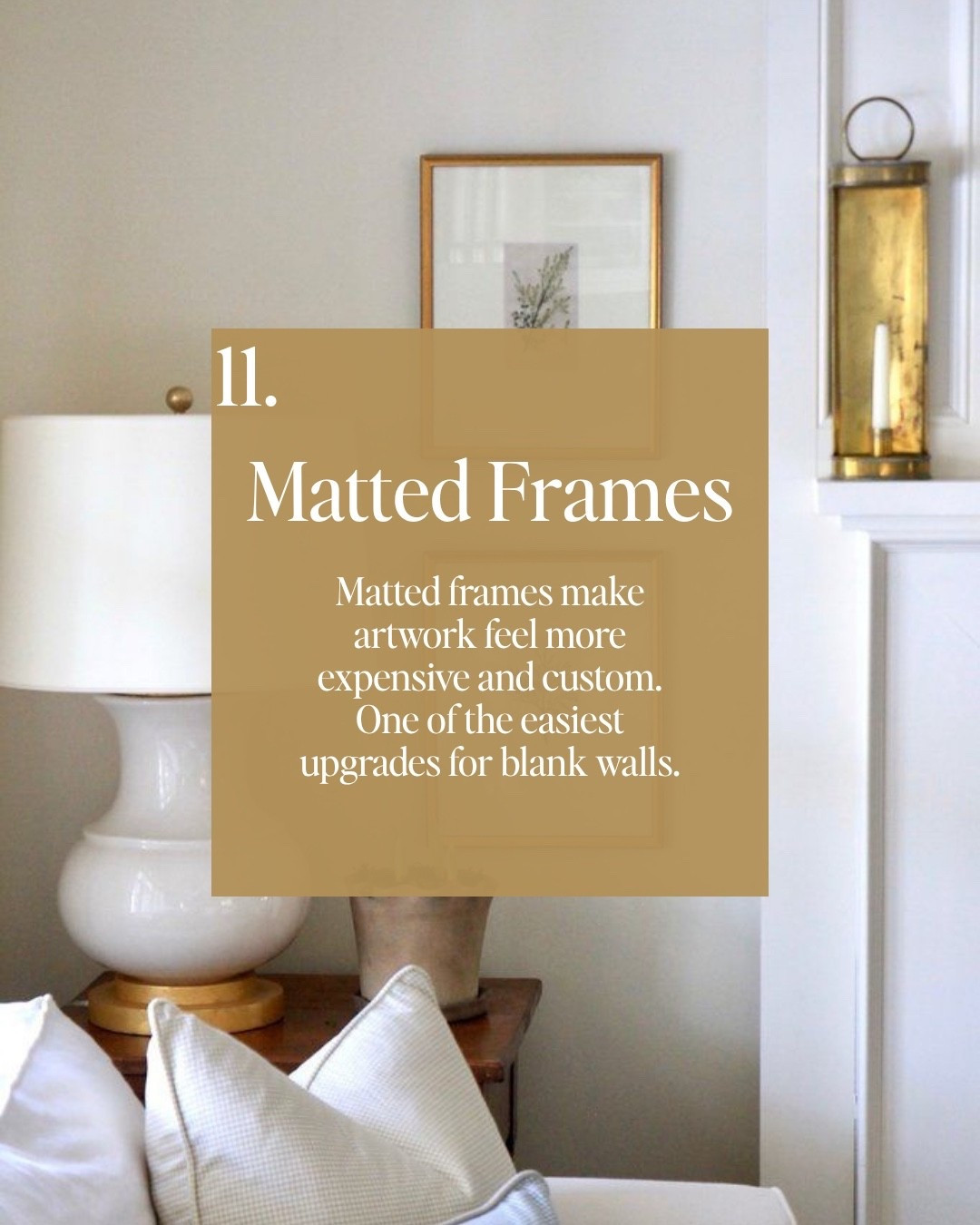Matted frames from
Amazon!