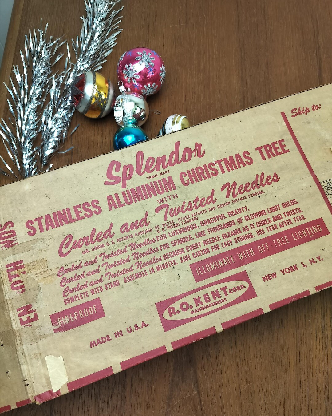 Vintage Mid-century Aluminum Christmas Tree Branches 21 Replacements W/ Box & Sleeves SPLENDOR - ... | Etsy (US)