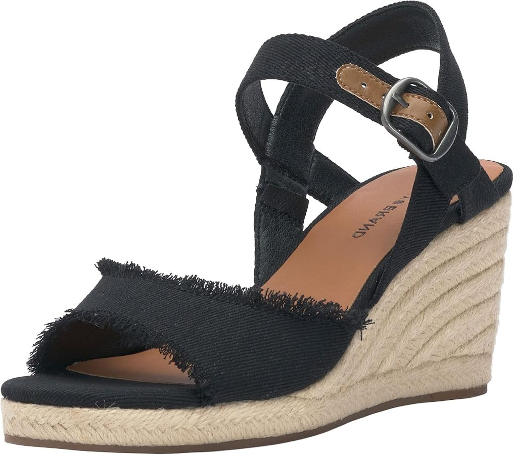 Lucky Brand Women's Mindra Espadrille Wedge Sandal | Amazon (US)