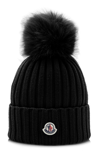 Pom-Detailed Wool Beanie | Moda Operandi (Global)