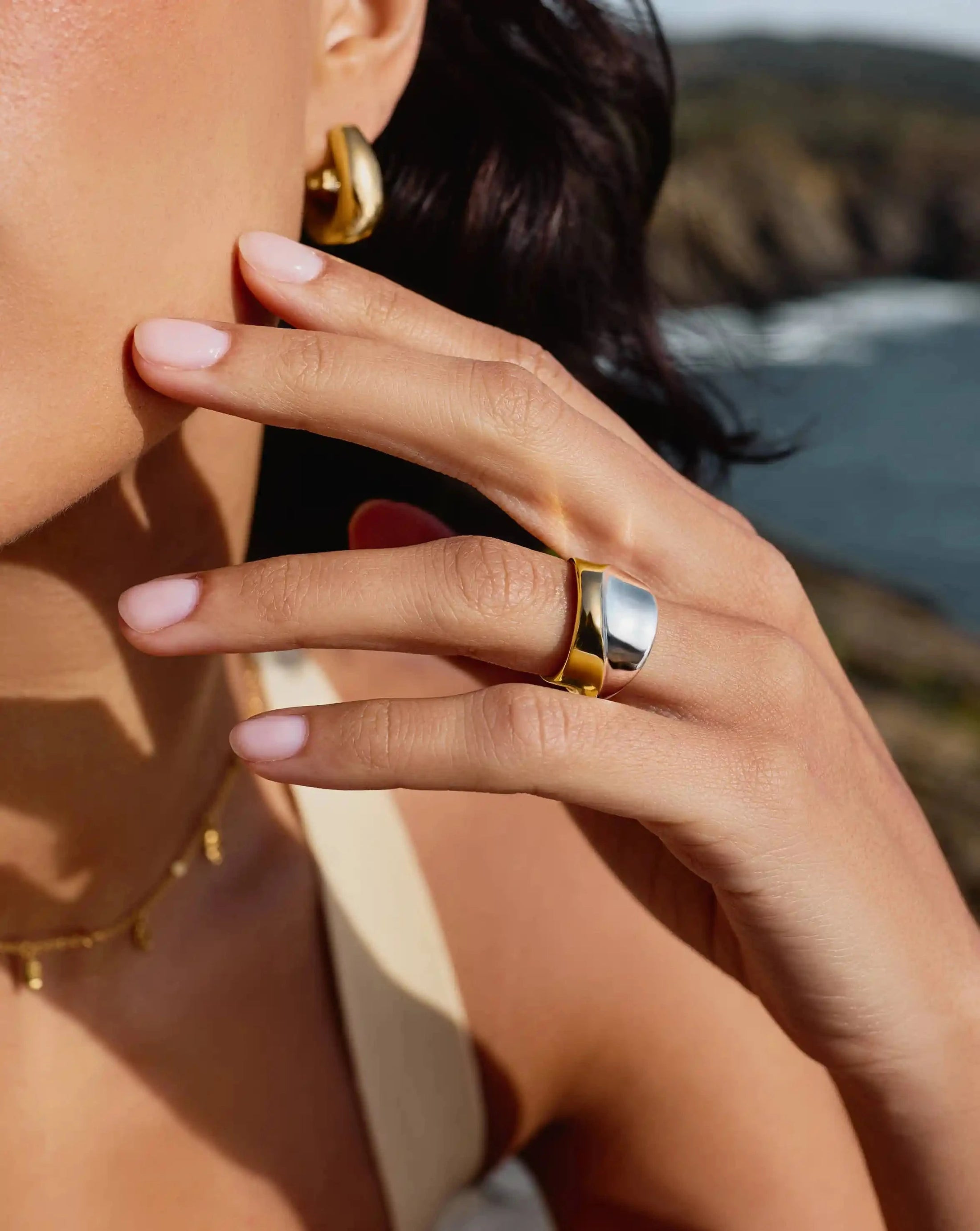 Sculptural Molten Statement Ring | Missoma UK | Missoma UK