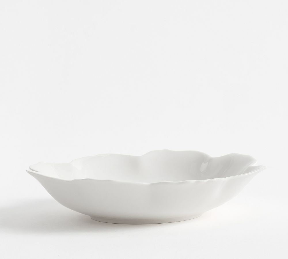 Figural Blossom Stoneware Serving Bowl | Pottery Barn (US)