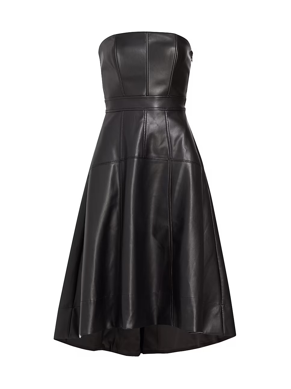 Dawn Faux Leather Bustier Midi-Dress | Saks Fifth Avenue