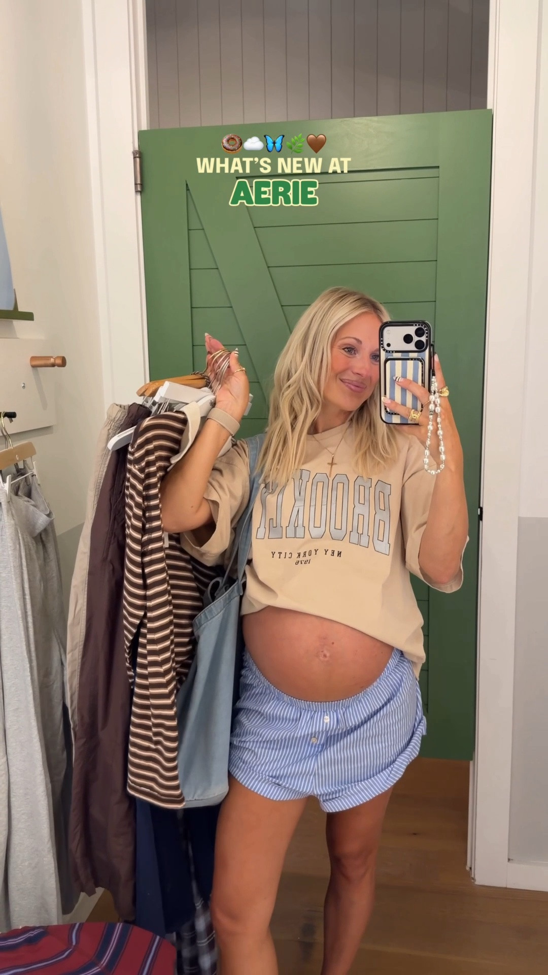 New at AERIE !! ☁️🌿🦋 fall new arrivals // fall outfits // matching sets // aerie must haves // aerie fall 

Wearing smalls in everything except the plaid dress + denim jacket (XS) and I’m 32 weeks pregnant for reference!

#LTKSeasonal #LTKBump #LTKootd