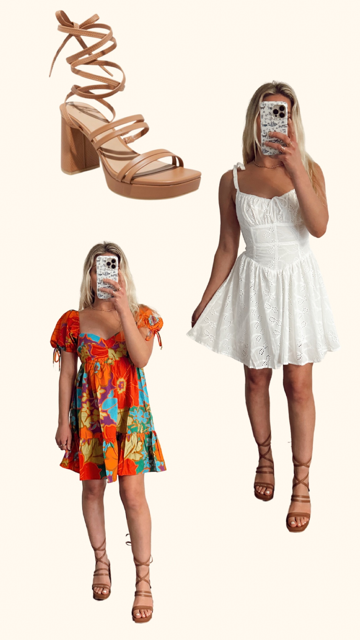 Been wearing these shoes non stop and will be a staple for me this season 🫶🏻👡  dresses are from @shopleosgirl but linking my exact shoes 

#LTKShoeCrush #LTKFindsUnder100 #LTKFindsUnder50