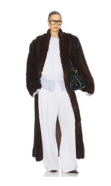 Helsa The Irina Faux Fur Coat in Java from Revolve.com | Revolve Clothing (Global)