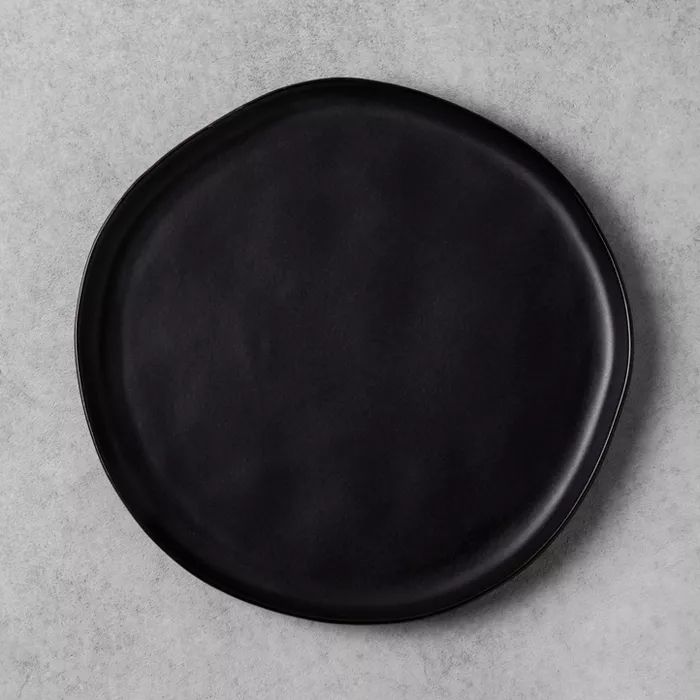 Stoneware Dinner Plate Black - Hearth & Hand™ with Magnolia | Target