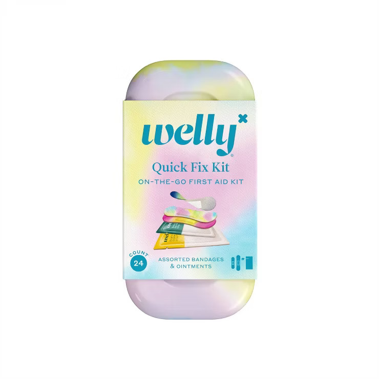 Welly Colorwash Quick Fix On the Go First Aid Kit - 24ct | Target