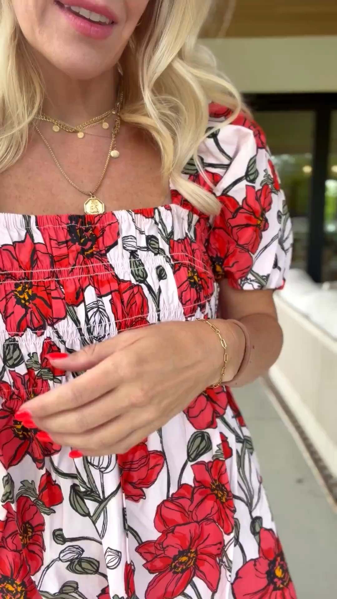 Wearing a size m! On sale right now!