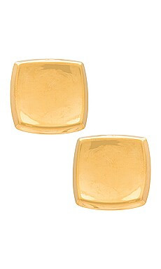 Amber Sceats Square Earrings in Gold from Revolve.com | Revolve Clothing (Global)