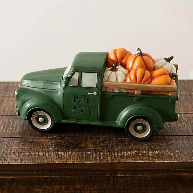 Green Happy Harvest Truck | Kirkland's Home