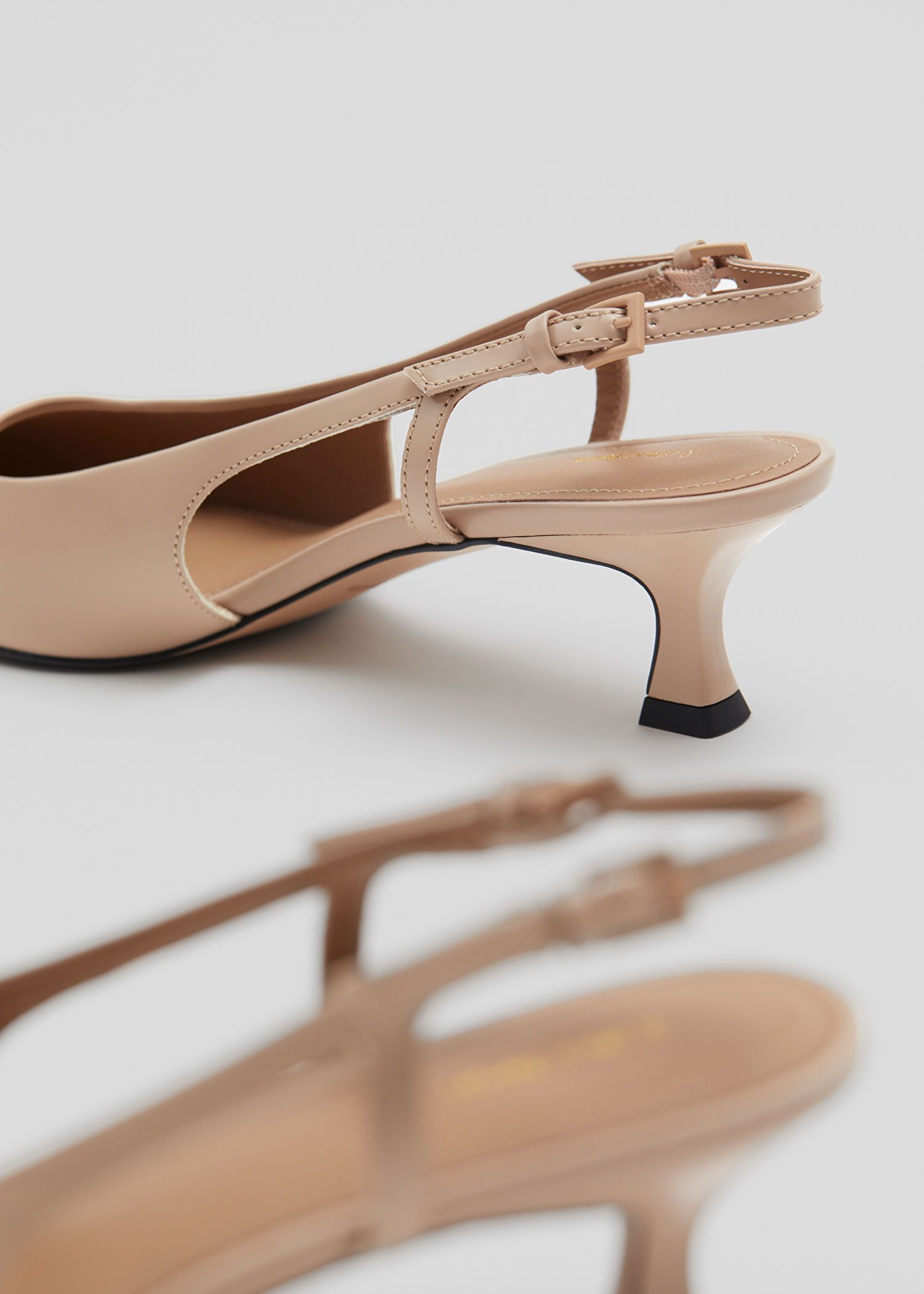 Slingback Leather Pumps - Ecru - & Other Stories GB | & Other Stories (EU + UK)