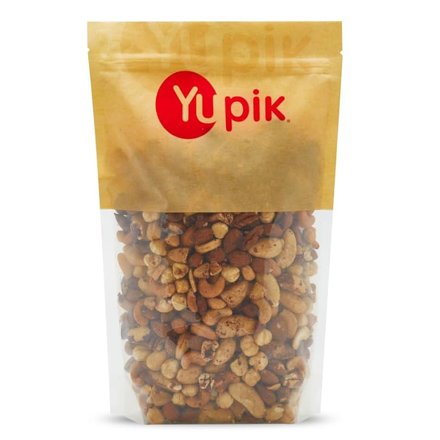 Yupik Deluxe Roasted Unsalted Nut Mix, 2.2 lb (35.2 oz), Vegan, Gluten Free, Cholesterol Free, Sa... | Amazon (US)