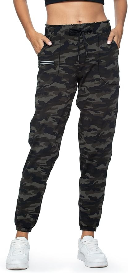 Haowind Joggers for Women with Pockets Elastic Waist Workout Sport Gym Pants Comfy Lounge Yoga Ru... | Amazon (US)