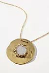 Round Quartz Pendant Necklace | Anthropologie (US)