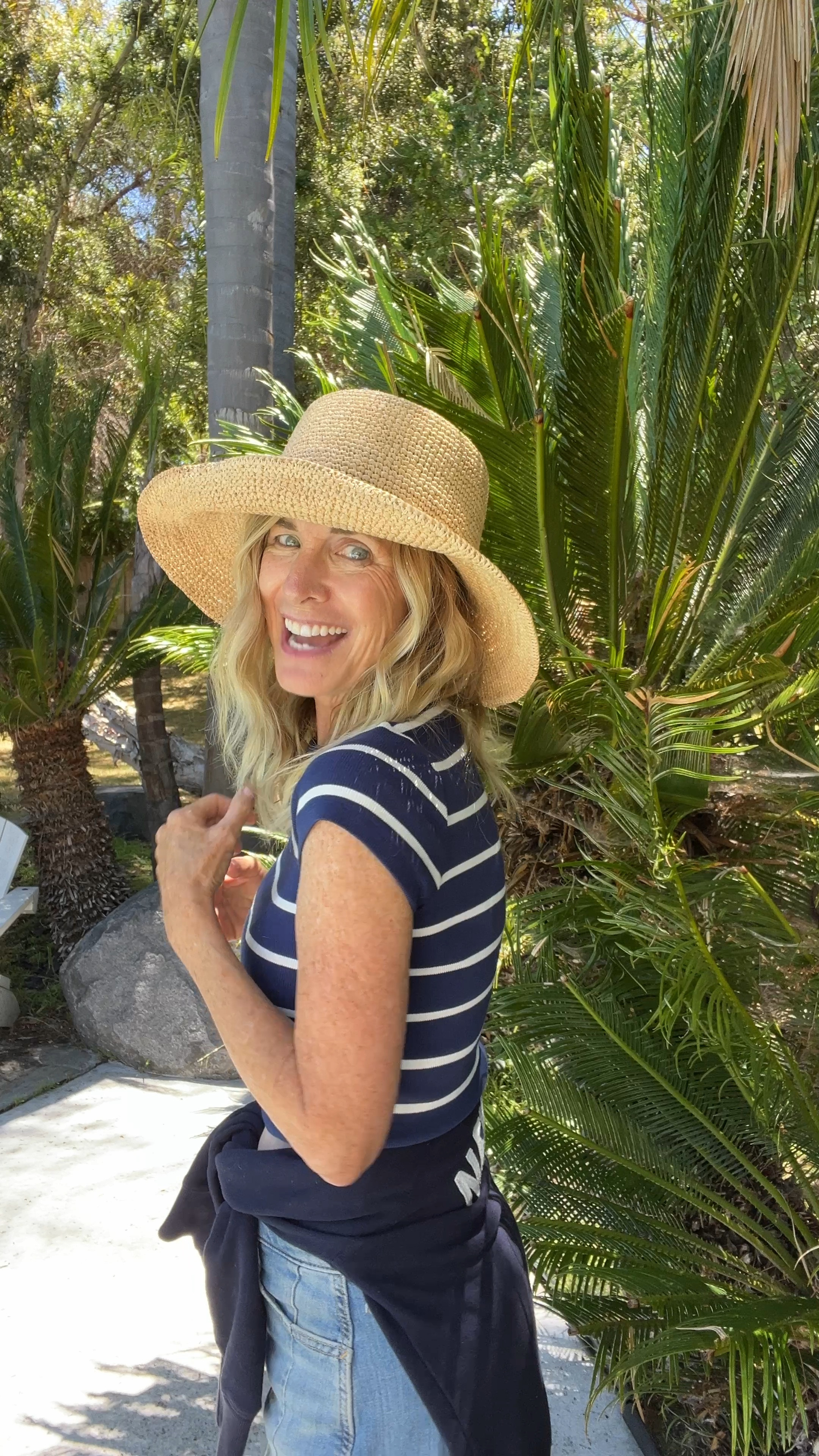 My favorite beach hat is back in stock!!! #beachhat #hat

#LTKSwim #LTKVideo #LTKOver40