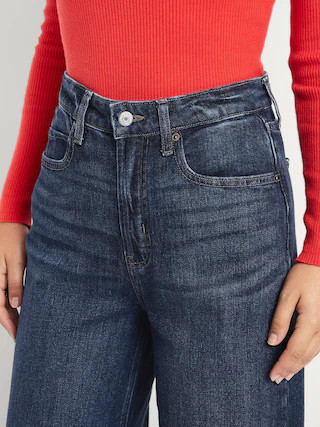 Extra High-Waisted Super Wide-Leg Jeans | Old Navy (US)