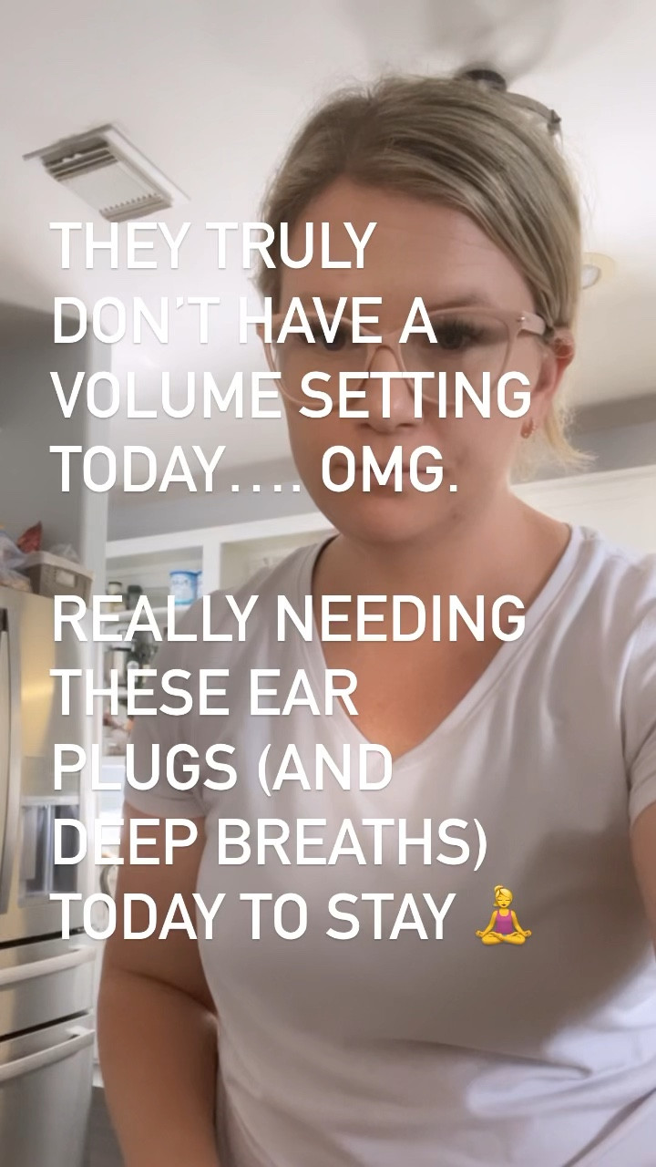 Earplugs to soften the sounds and reduce overwhelm! 

#LTKkids #LTKfamily