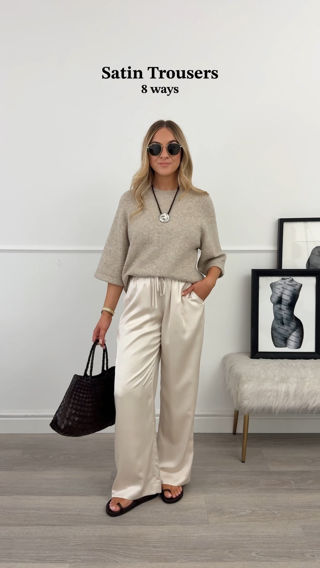8 ways to wear satin trousers
(Sadly mine are old @abercrombie but I’ve linked similar!) 

#LTKpetite #LTKsale #LTKsummer