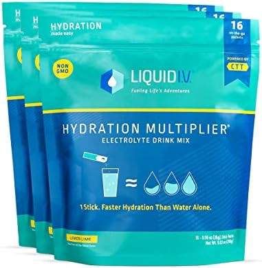 Liquid I.V. Hydration Multiplier - Lemon Lime - Hydration Powder Packets | Electrolyte Drink Mix | E | Amazon (US)