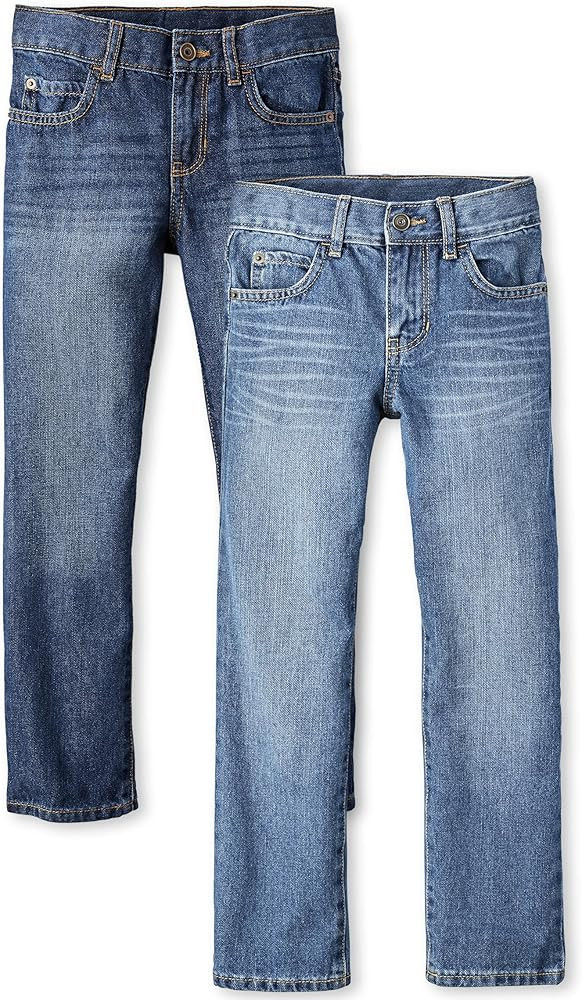 The Children's Place Boys' Basic Straight Leg Jeans | Amazon (US)