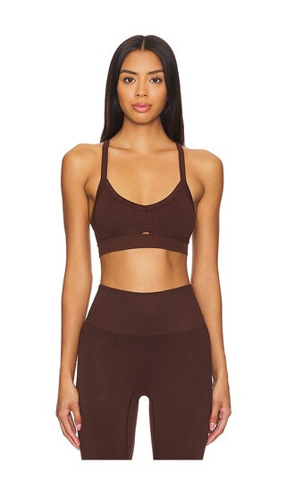 Barre Cami Bra in Coffee | Revolve Clothing (Global)