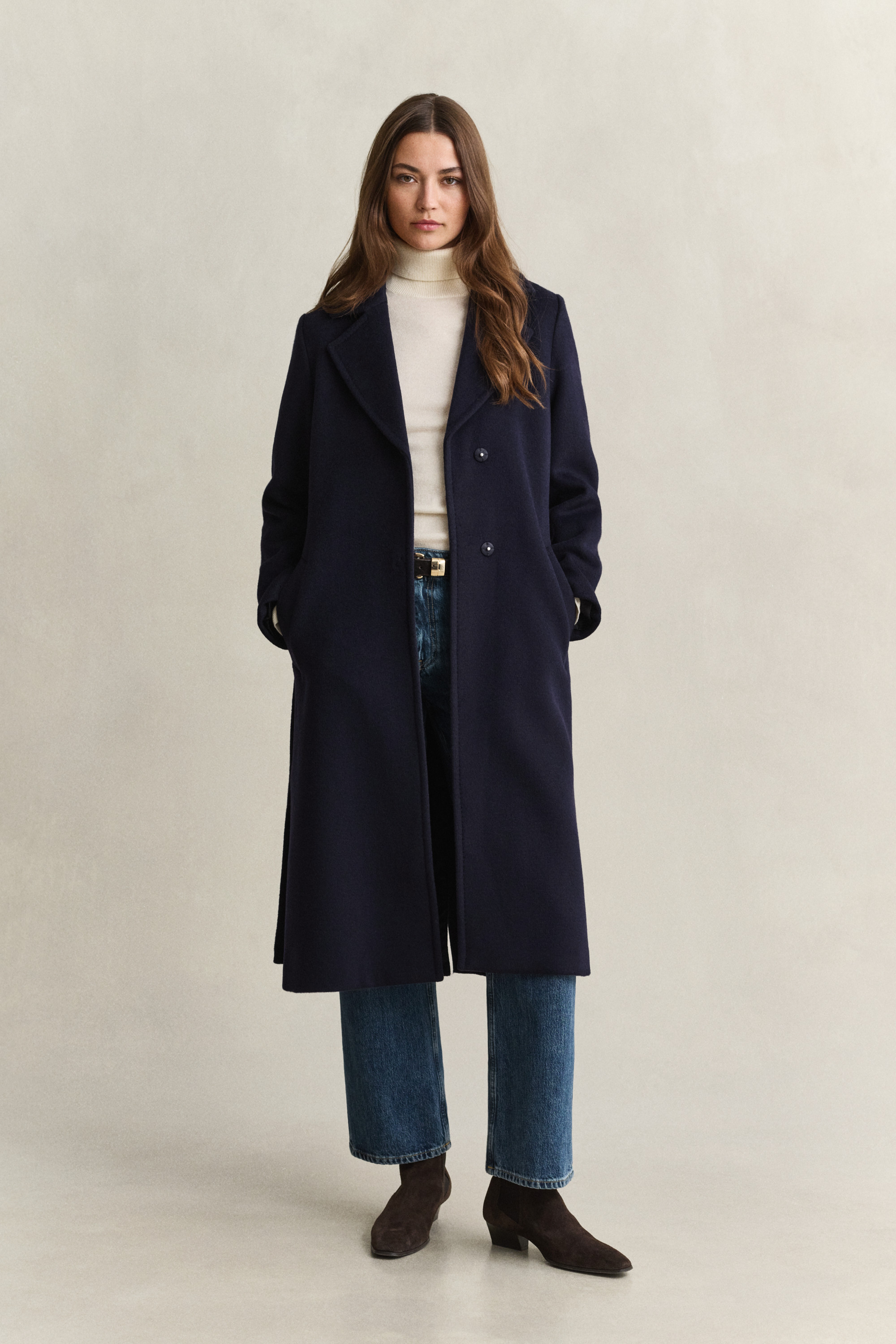 Belted Wool Blend Coat | Gant