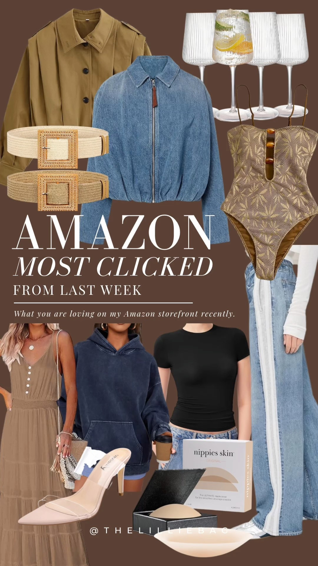 Amazon most clicked items from my storefront!💥💥 

Denim. Sweatpants jeans. Bathing suit. Vacation outfit. Swim. Statement coat. Spring coats. Heels. Maxi dress. 

#LTKootd #LTKTravel #LTKSeasonal