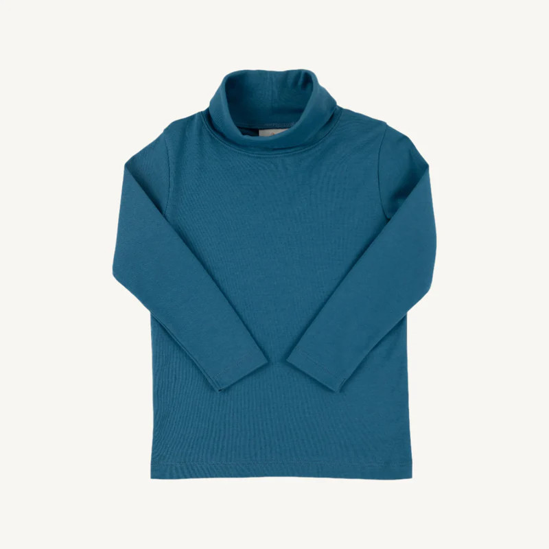 Tatum's Turtleneck & Onesie - Barnsley Blue | The Beaufort Bonnet Company