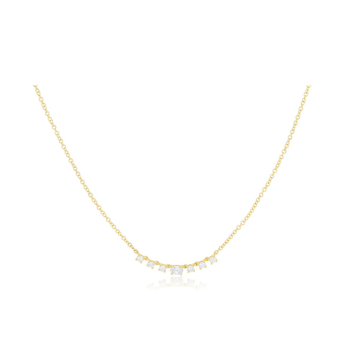 Diamond Carrie Necklace | EF Collection
