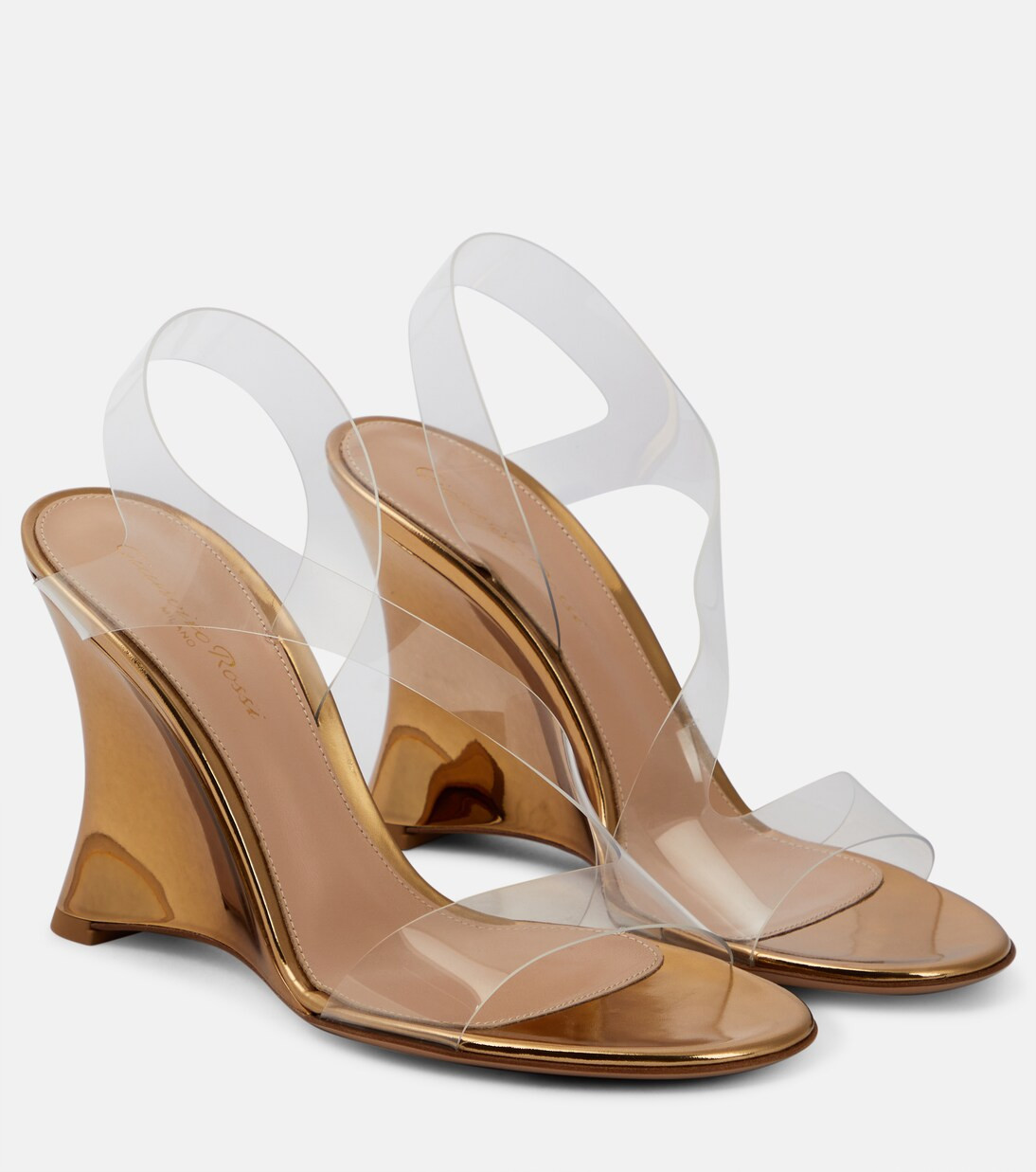 Gianvito RossiMetropolis wedge sandals | Mytheresa (UK)