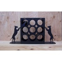 Wine Rack Whimsical Ornamental Iron Decorative Metal Great Dane | Etsy (US)
