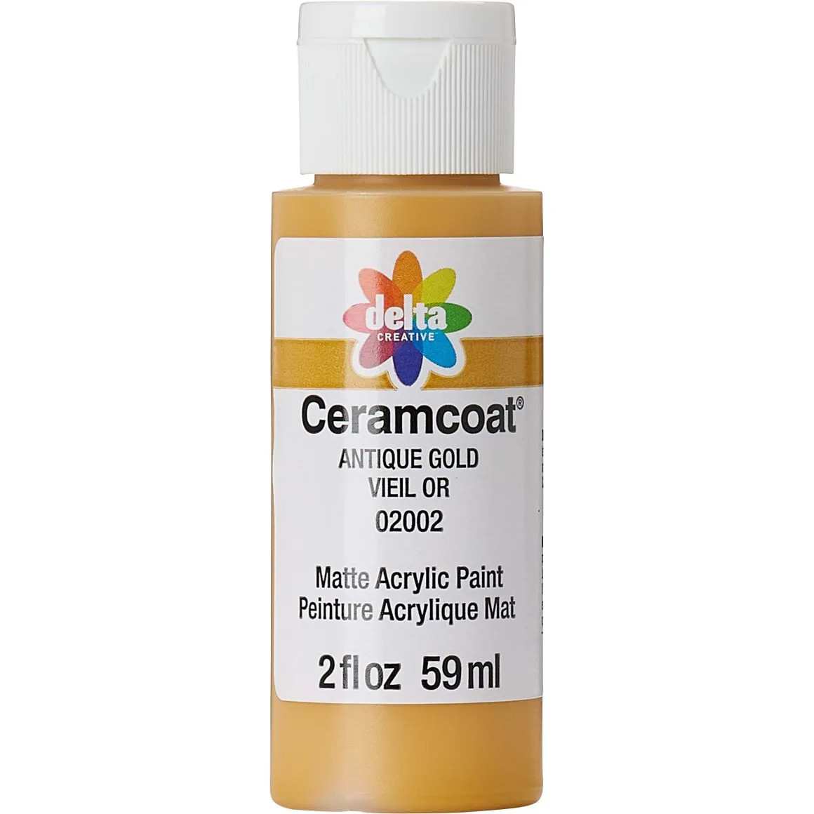 Delta Ceramcoat ® Acrylic Paint - Antique Gold, 2 oz. - 020020202W  | Plaid Online | Plaid Crafts