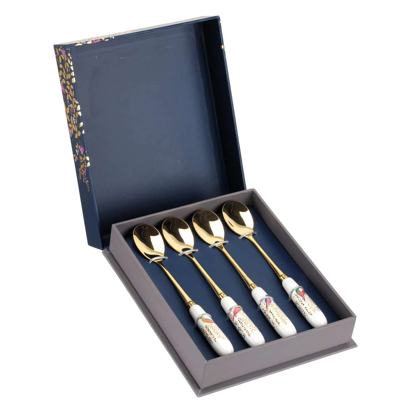 Portmeirion Sm Chelsea Collection Teaspoons 6" S/4 Assorted & Reviews | Wayfair | Wayfair North America