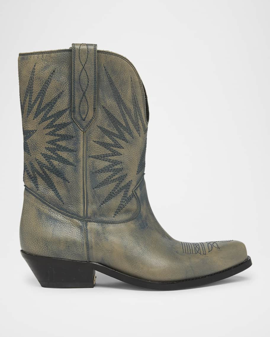 Wish Star Treated Leather Western Boots | Neiman Marcus