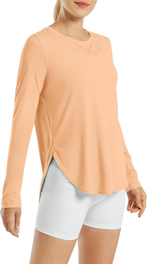 G4Free Women's UPF 50+ UV Shirts Long Sleeve Workout Sun Shirt Outdoor Gym Hiking Tops Quick Dry ... | Amazon (US)