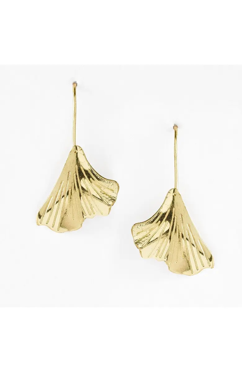Matr Boomie Sayuri Ginkgo Leaf Drop Earring | Nordstrom | Nordstrom