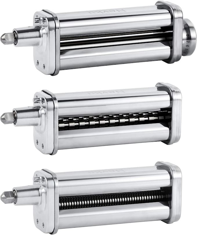 Pasta Maker Attachments Set for all KitchenAid Stand Mixer, including Pasta Sheet Roller, Spaghet... | Amazon (US)