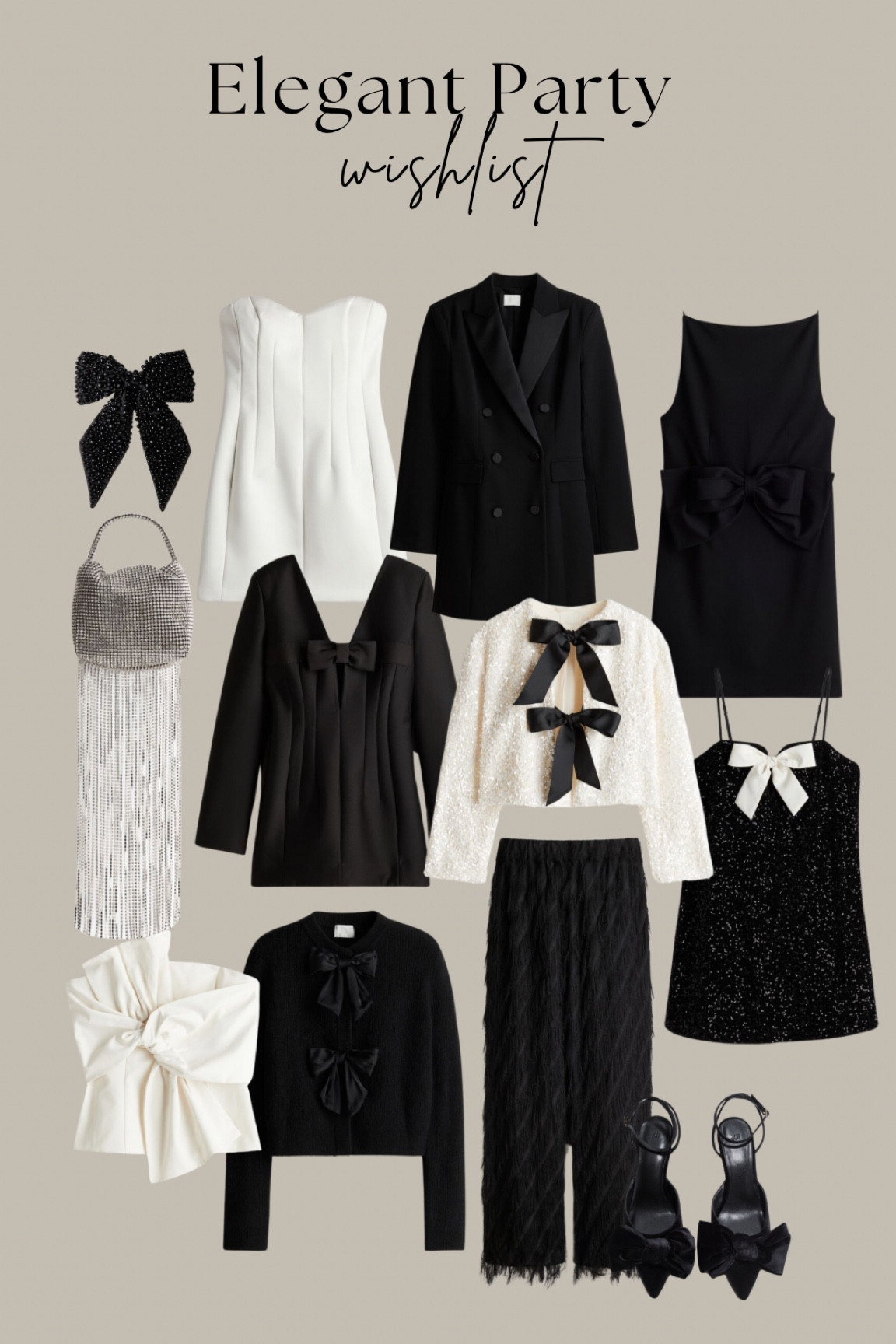 Elegant party season picks 🖤

#LTKuk #LTKeurope #LTKpartywear